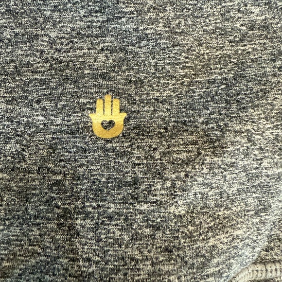 445 Spiritual Gangster Essential High Waist Legging Rainbow Stripe Gray Small - Picture 6 of 6